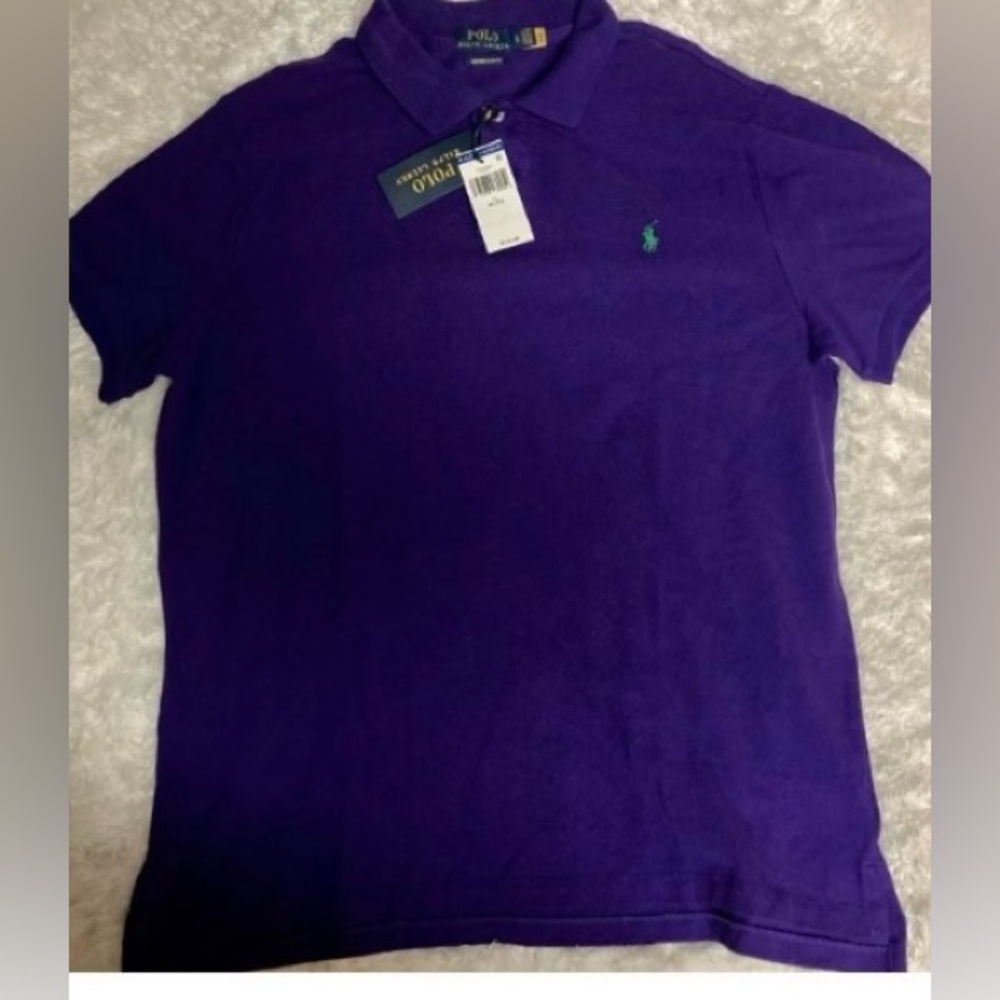 Ralph Lauren Polo Mens Short Sleeves Purple Haze Mesh
Size XL
